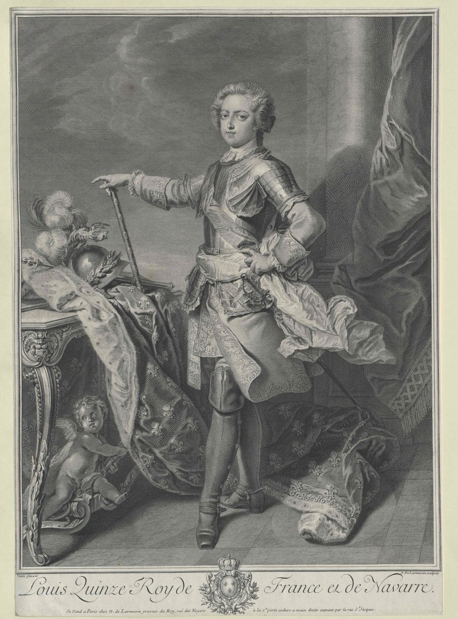 Rey de Francia Luis XV de Artist Unknown