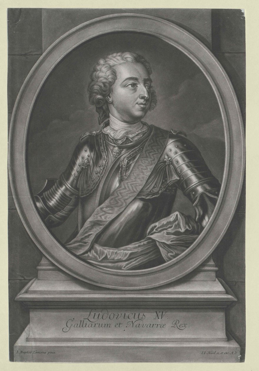 Rey de Francia Luis XV de Artist Unknown