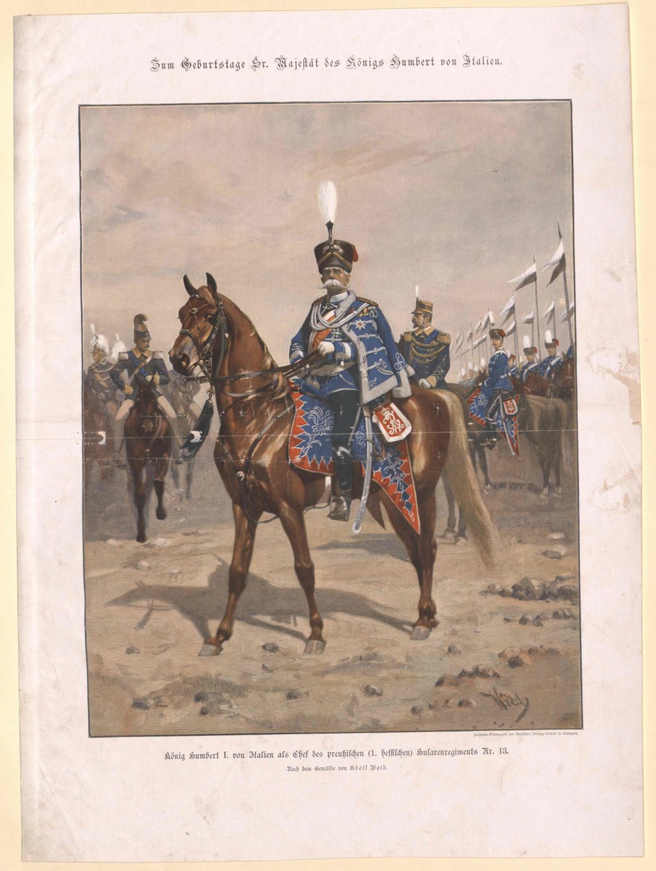 Rey de Italia Humberto I de Artist Unknown