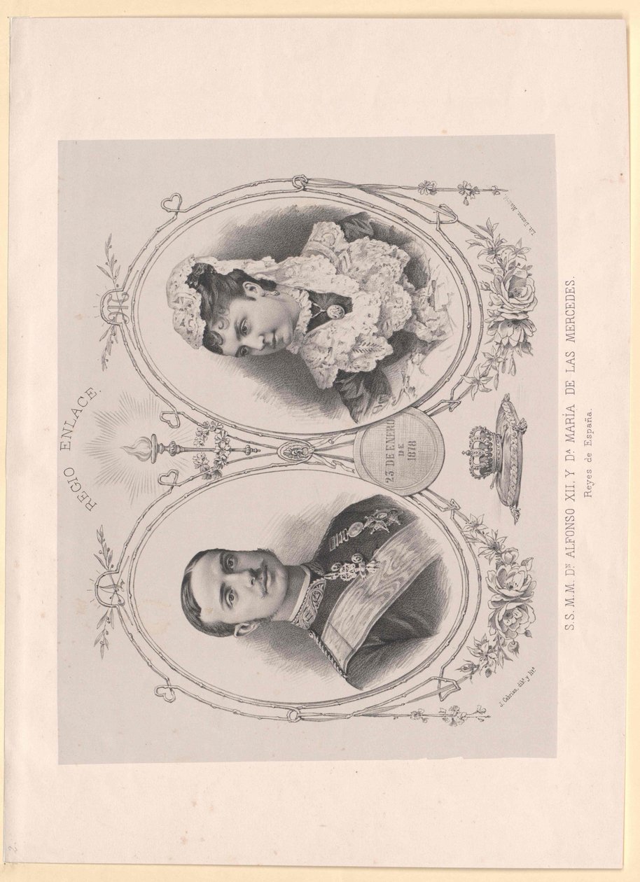 Rey de España Alfonso XII de Artist Unknown