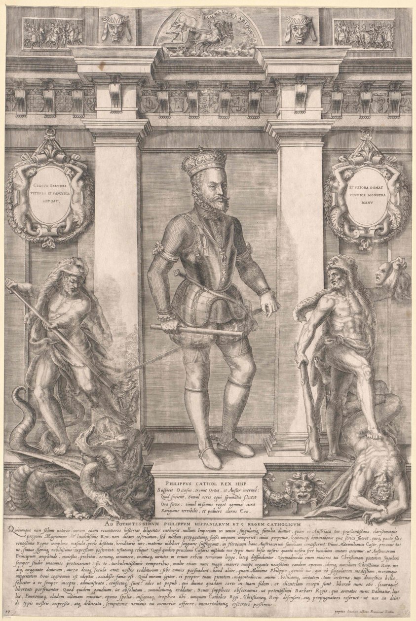 Rey de España Felipe II de Artist Unknown