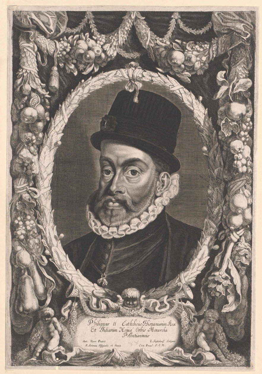 Rey de España Felipe II de Artist Unknown