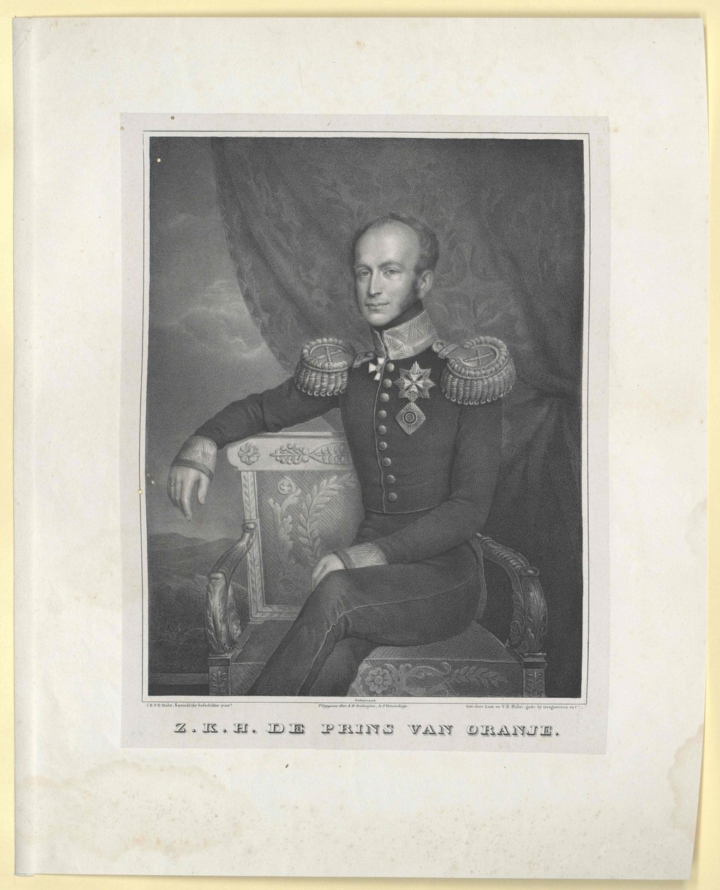 Rey de los Países Bajos Guillermo II de Artist Unknown