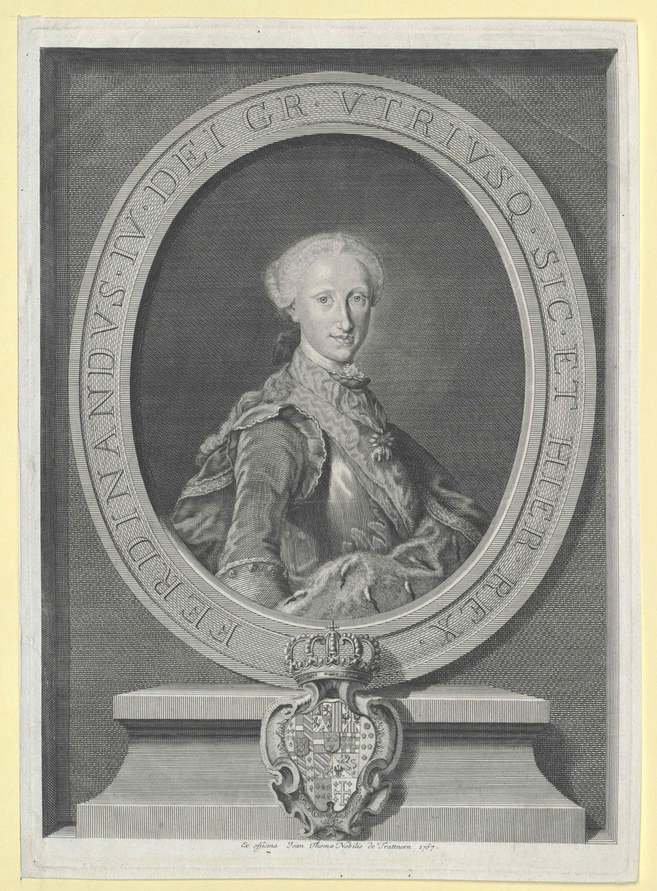 Rey de las Dos Sicilias Fernando I de Artist Unknown
