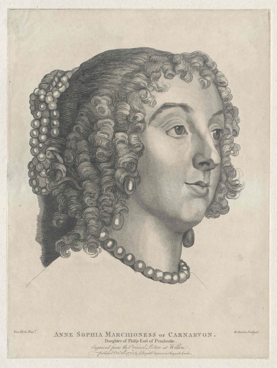 Lady Anna Sophia Herbert de Artist Unknown