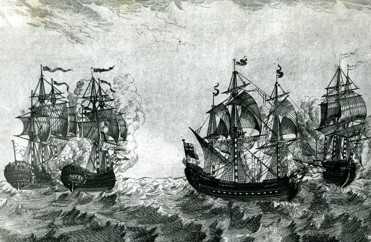 Le Maure acercándose al Rubí: El Aquiles luchando contra el Roble Real (grabado) de Artist Unknown