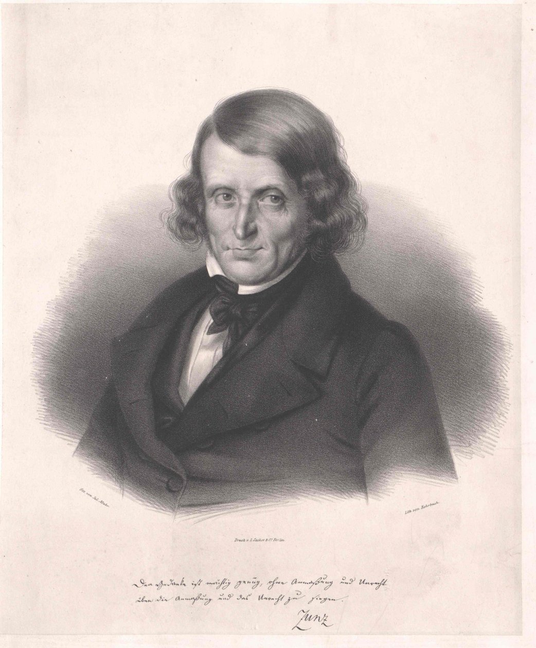 Leopold Zunz (imprimir) de Artist Unknown