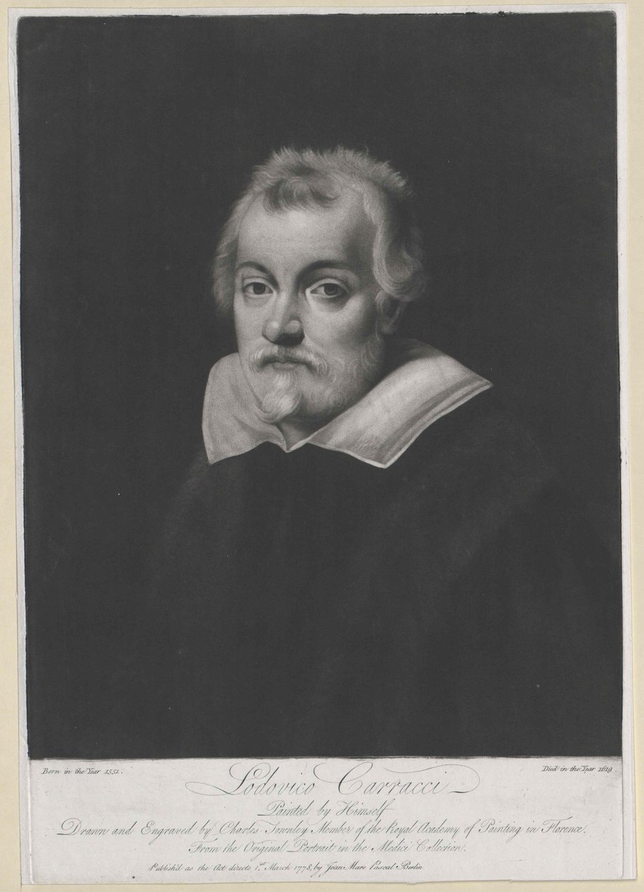 Lodovico Carracci (imprimir) de Artist Unknown