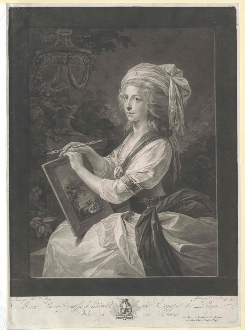 Maria Theresia condesa Pergen de Artist Unknown