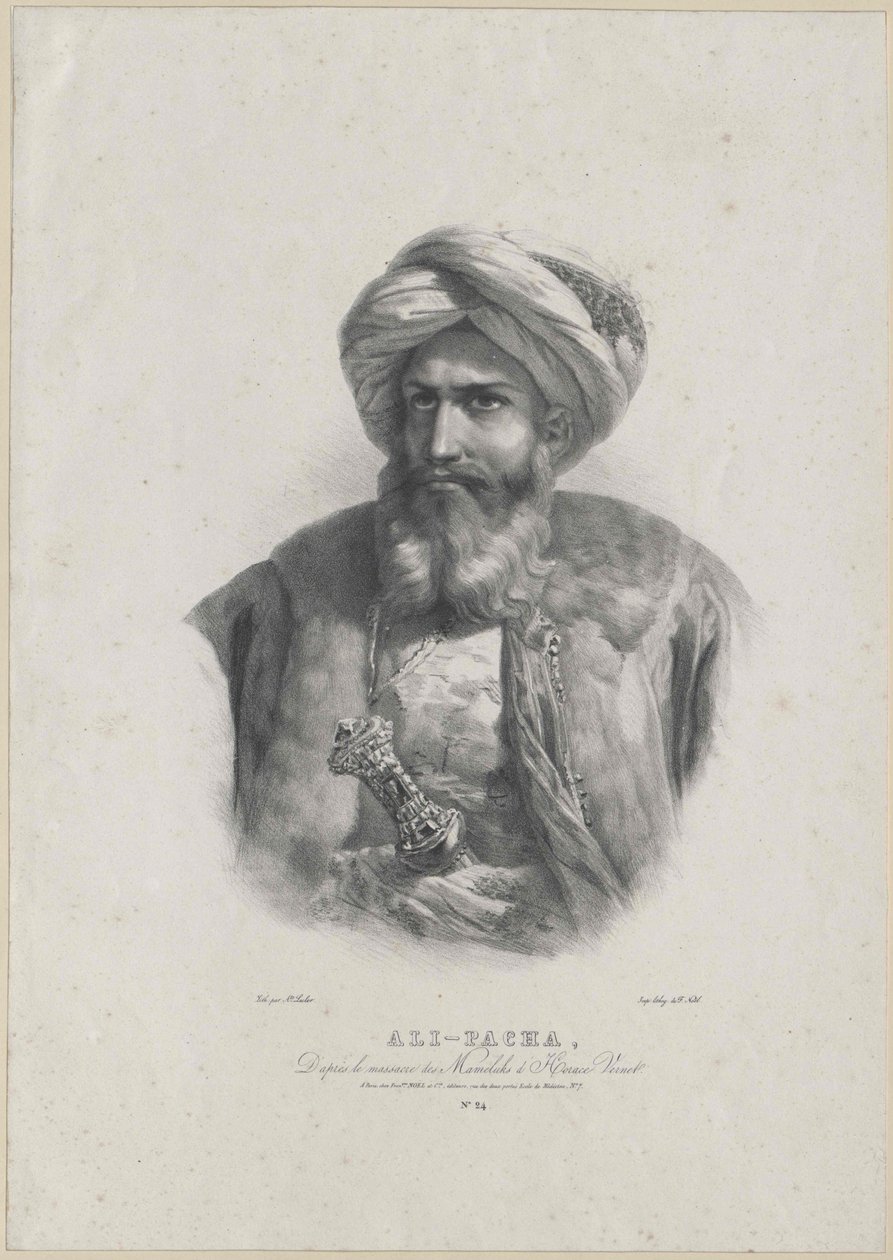 Mehemed Ali bashaw (imprimir) de Artist Unknown