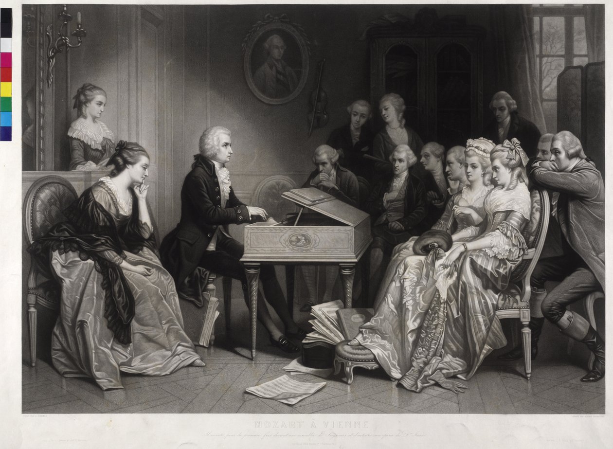 Mozart en Viena de Artist Unknown