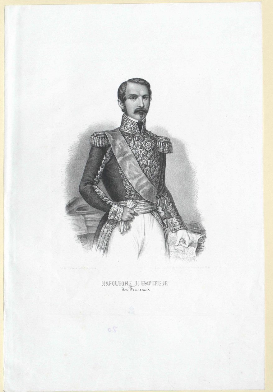 Napoleón III Emperador de los franceses, de Artist Unknown