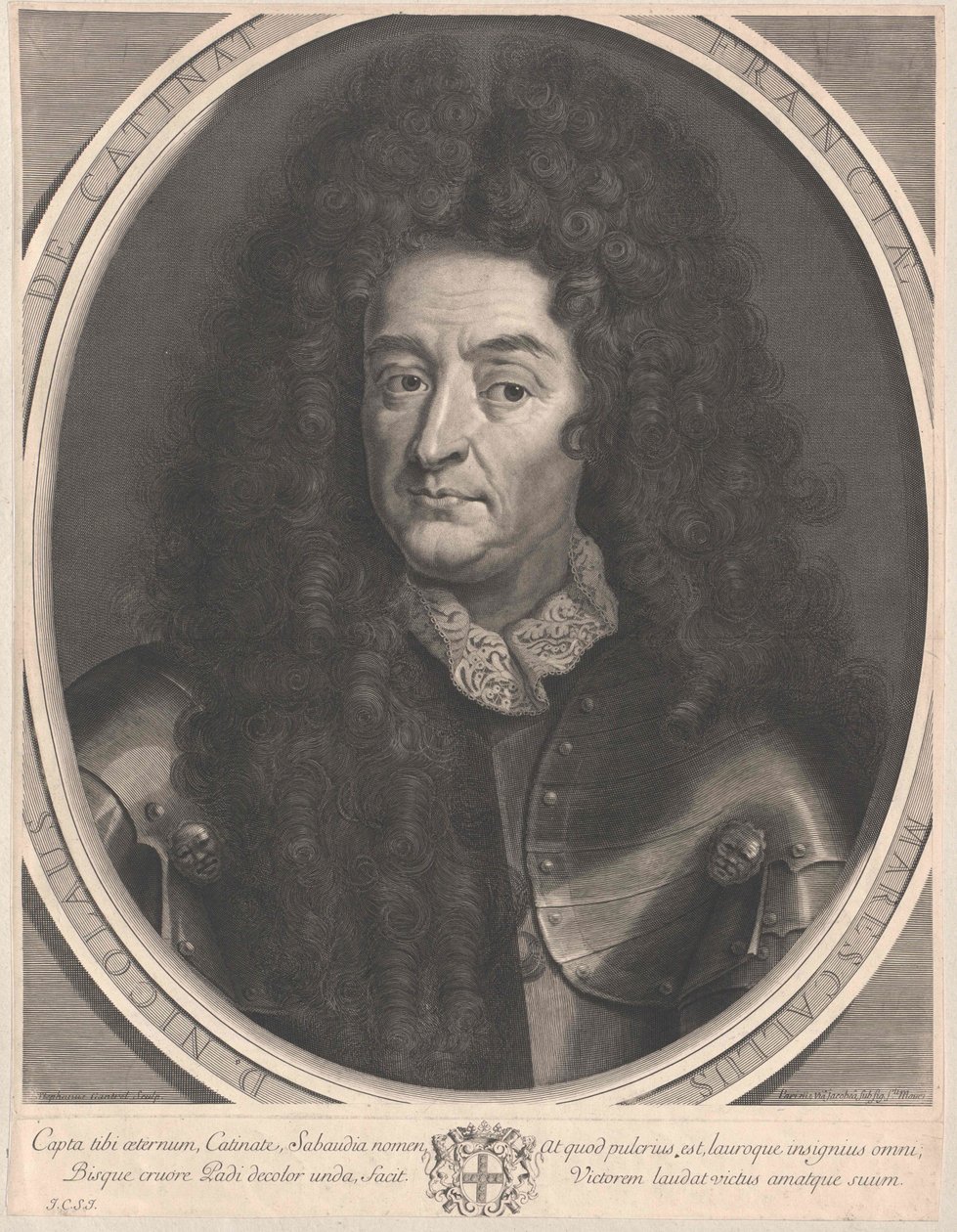 Nicolas de Catinat (impresión) de Artist Unknown