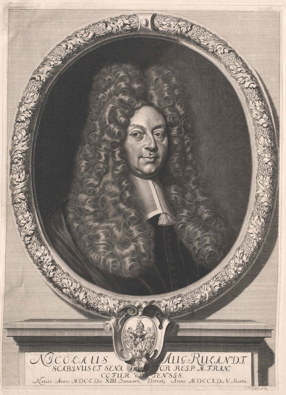 Nicolaus August Ruland (imprimir) de Artist Unknown