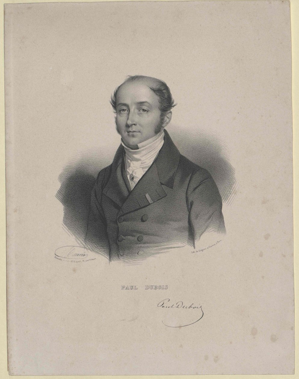 Paul Baron Dubois (imprimir) de Artist Unknown