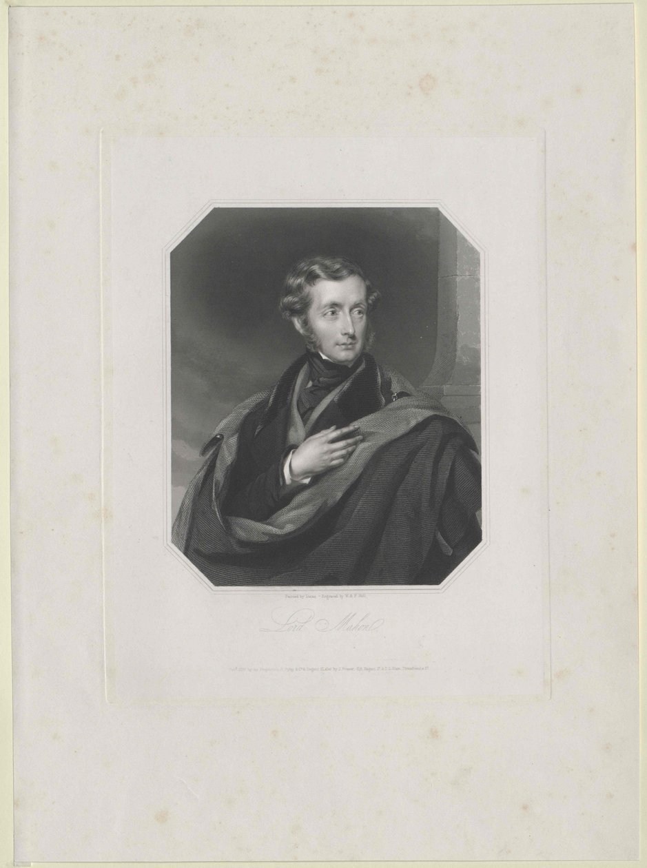 Philip Henry conde vizconde Mahon Stanhope de Artist Unknown