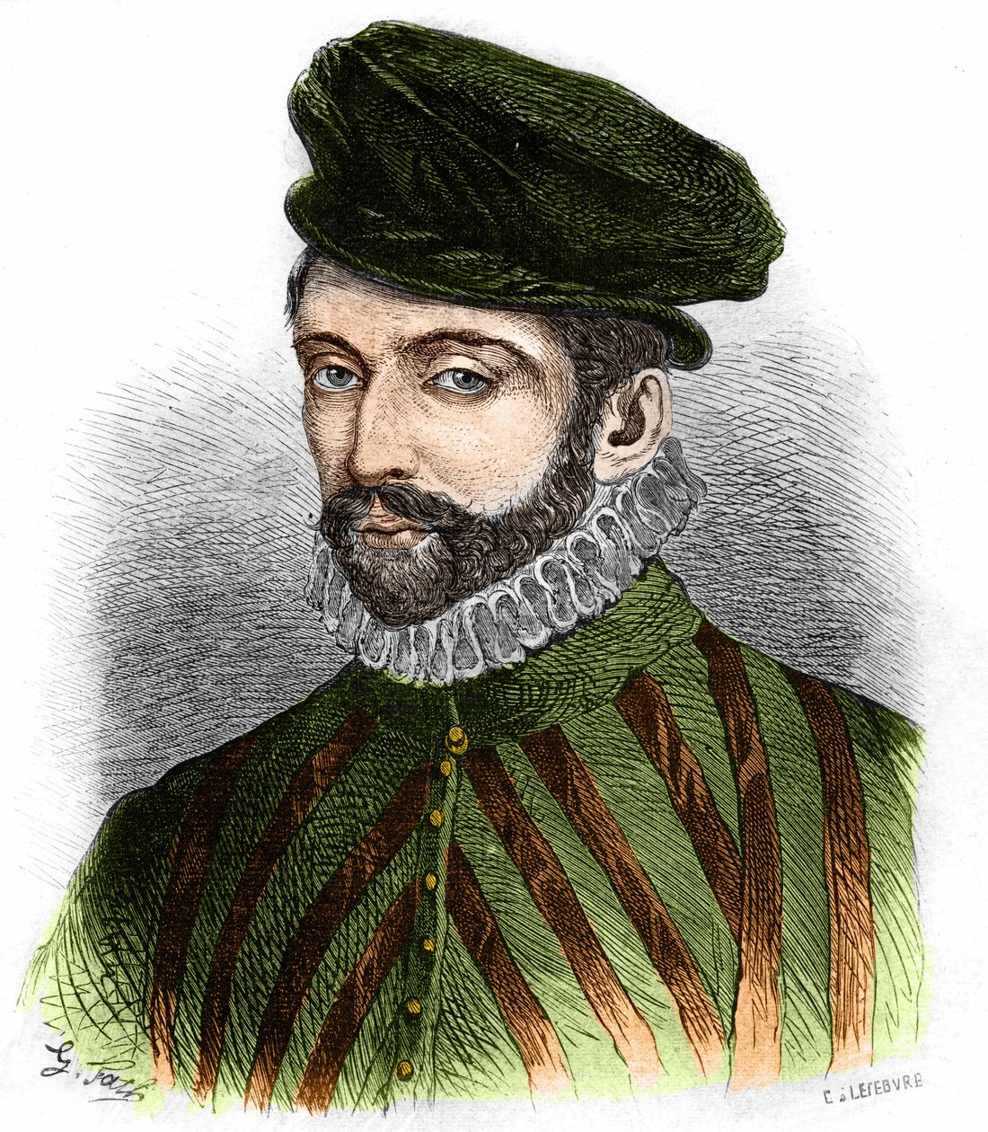 Retrato Nicolas de Neufville, señor de Villeroi, estadista francés. de Artist Unknown