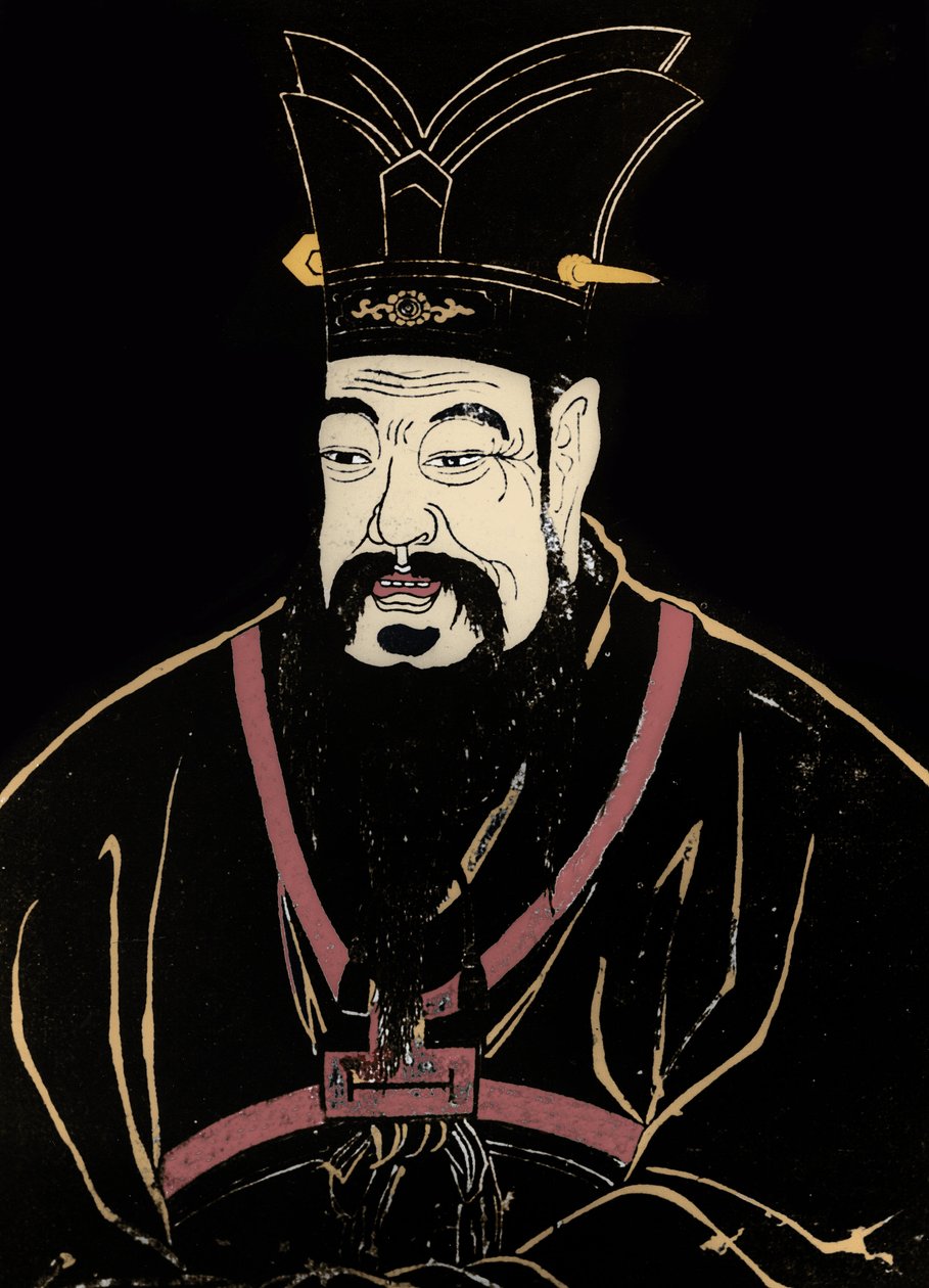 Retrato de Confucio de Artist Unknown