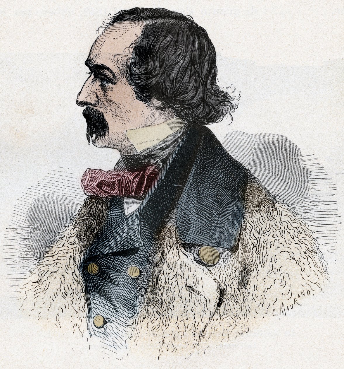 Retrato de ELISHA KENT KANE Exploradora americana del Ártico de Artist Unknown