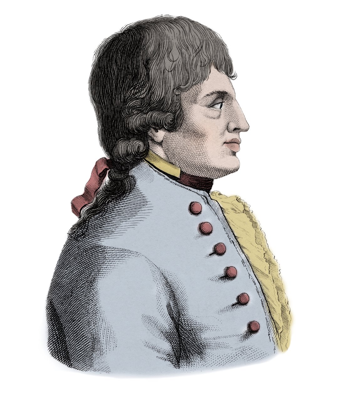 Retrato de Giovanni Battista Pergolesi, compositor italiano. de Artist Unknown