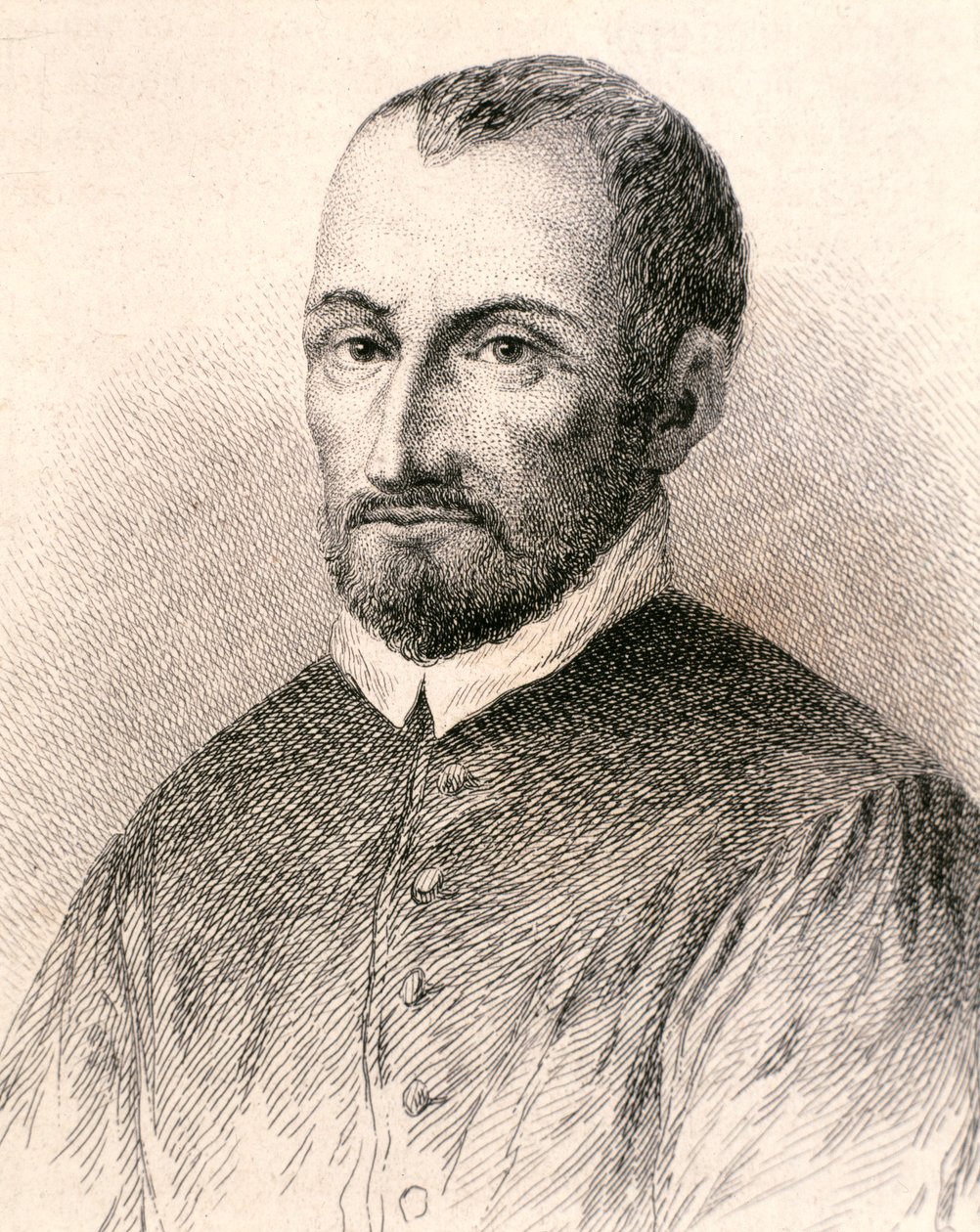 Retrato de Giovanni Palestrina (aguafuerte) de Artist Unknown
