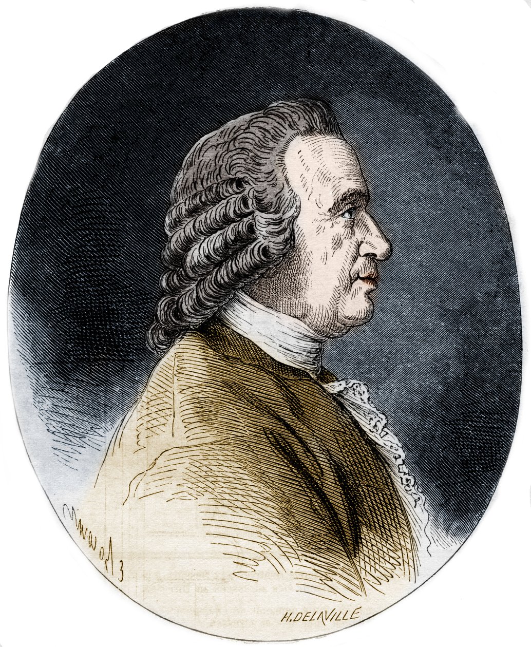 Retrato de Louis Jean Marie Daubenton, dit Daubenton, naturalista francés. de Artist Unknown