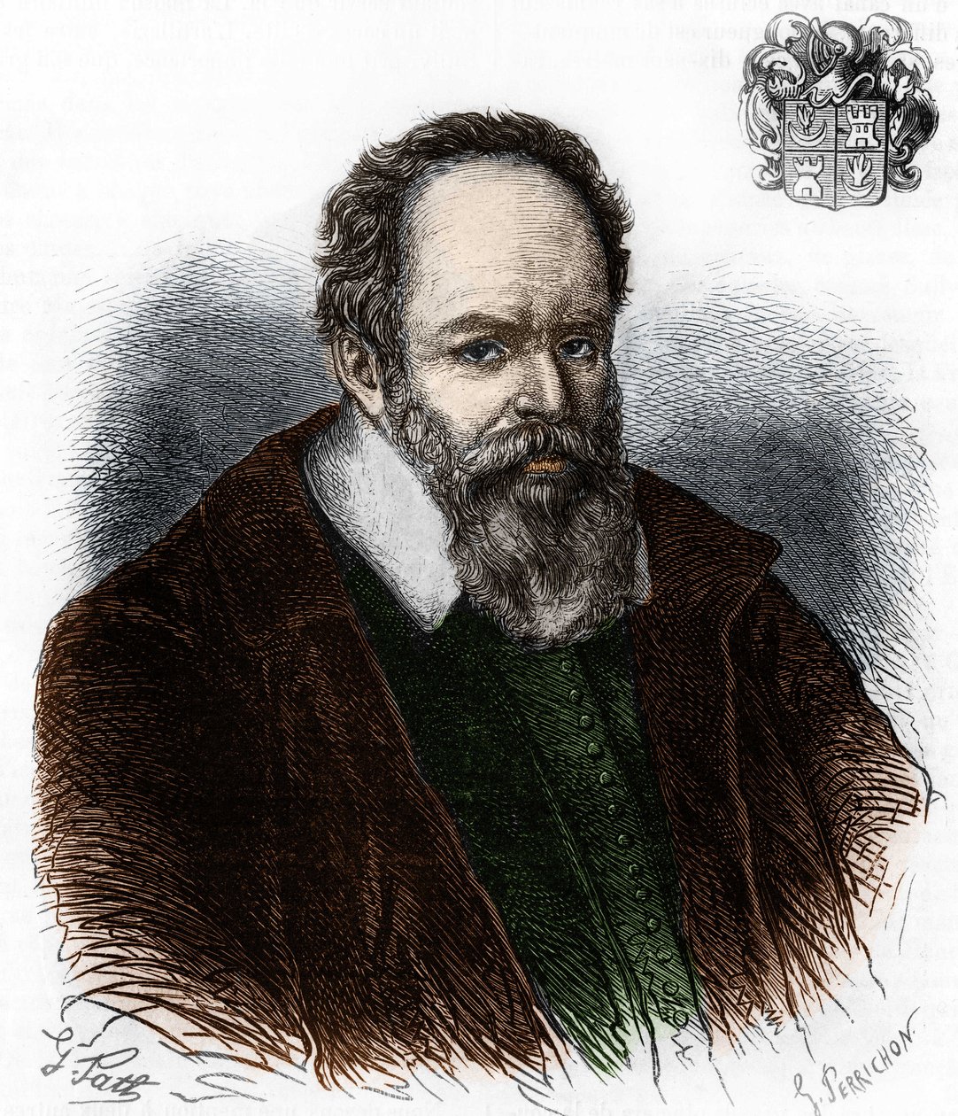Retrato de Pierre Jeannin 1540-1622. Magistrado francés. de Artist Unknown