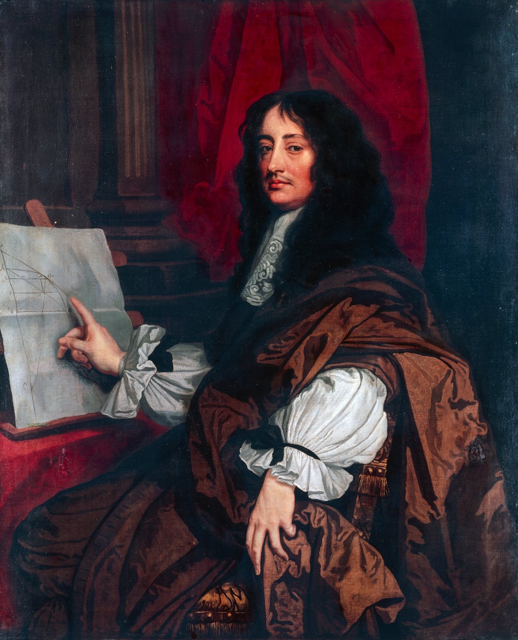 Retrato de William Brouncker (1620 circa-Westminster de Artist Unknown