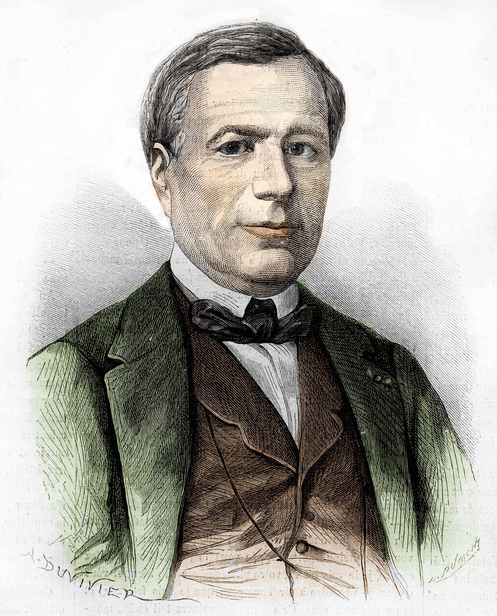 Retrato de Xavier MARMIER Escritor, poeta, viajero, traductor de literatura del Norte. de Artist Unknown