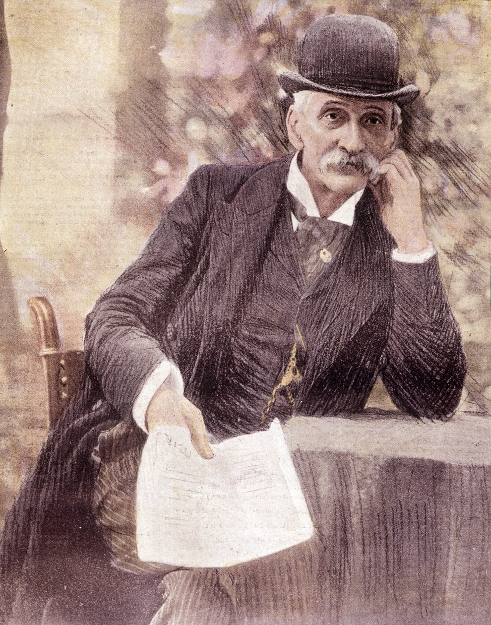 Retrato del Presidente del Consejo italiano Giuseppe Zanardelli (1826-1903). de Artist Unknown