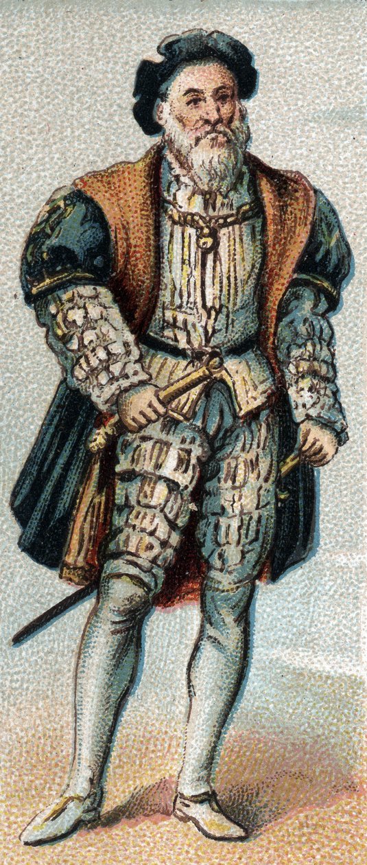 El explorador portugués Vasco de Gama de Artist Unknown