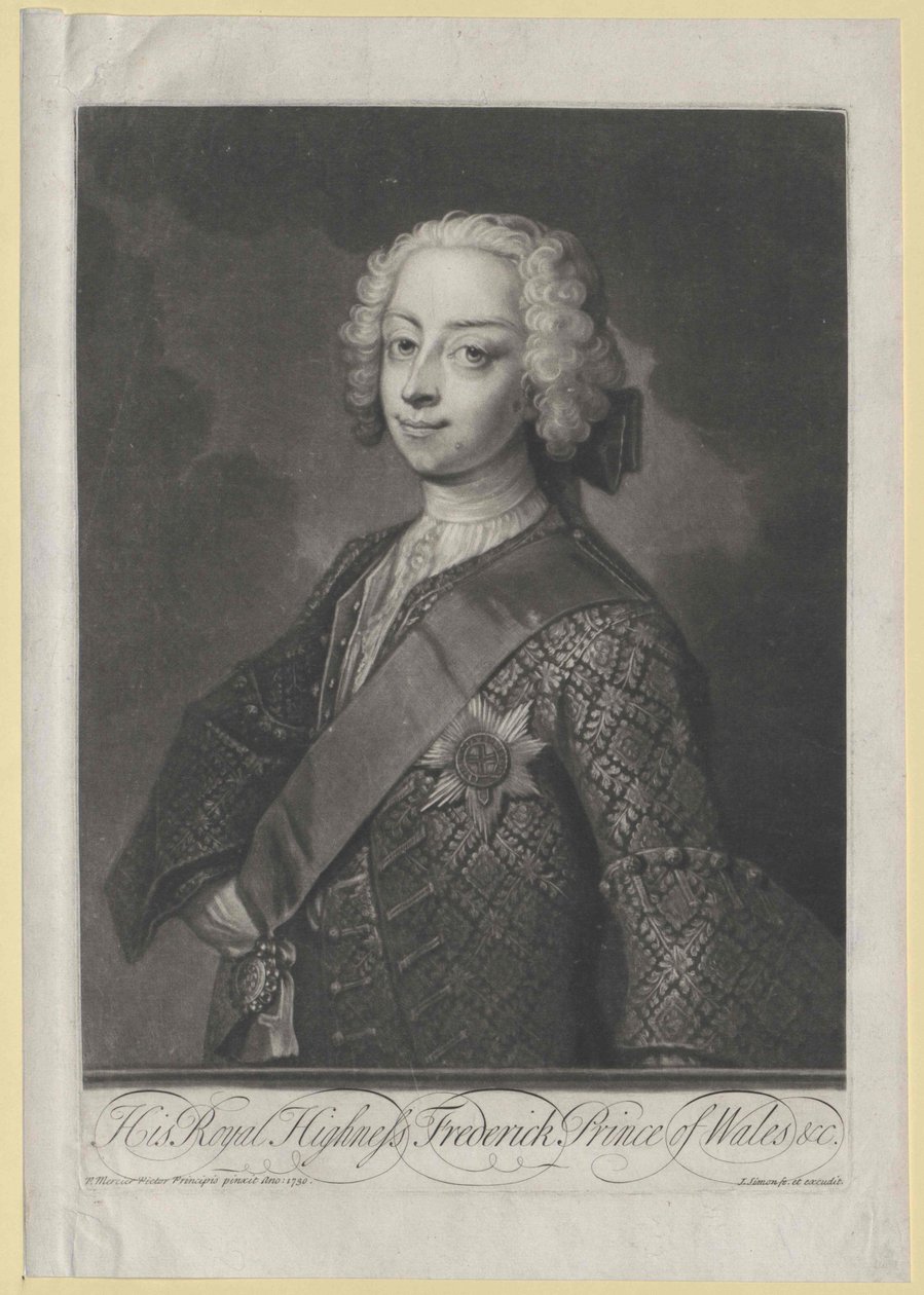 Príncipe de Inglaterra Federico Luis de Artist Unknown