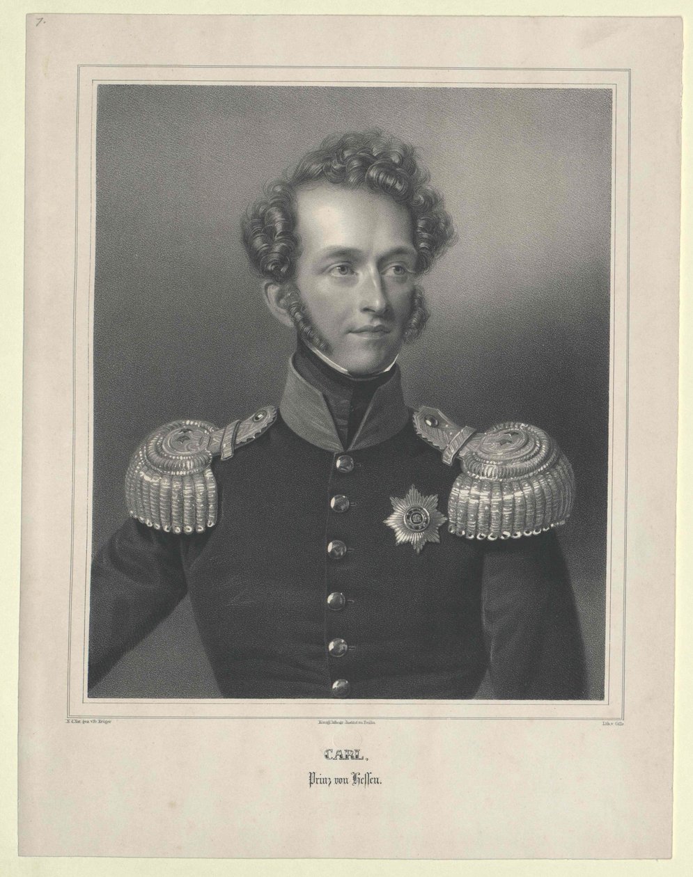 Príncipe de Hesse y en el Rin Karl Wilhelm Ludwig de Artist Unknown