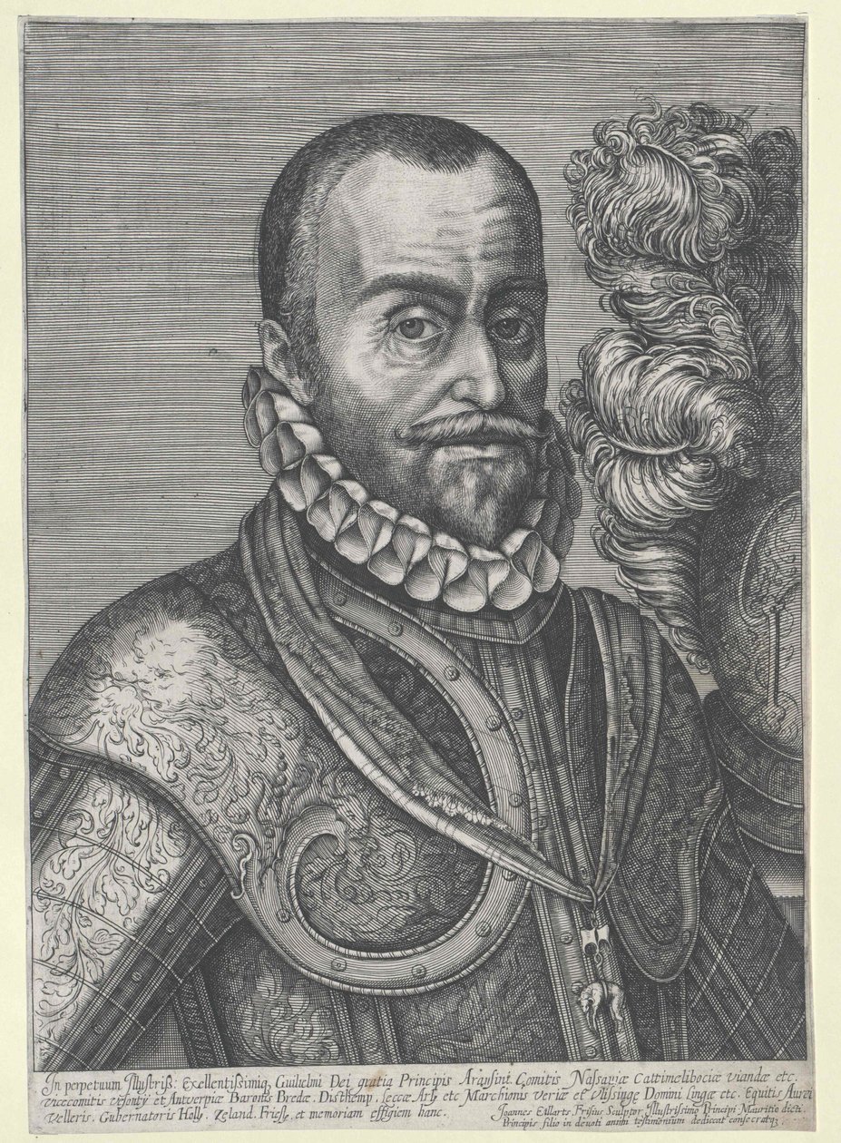 Príncipe de Orange Guillermo I (huella) de Artist Unknown