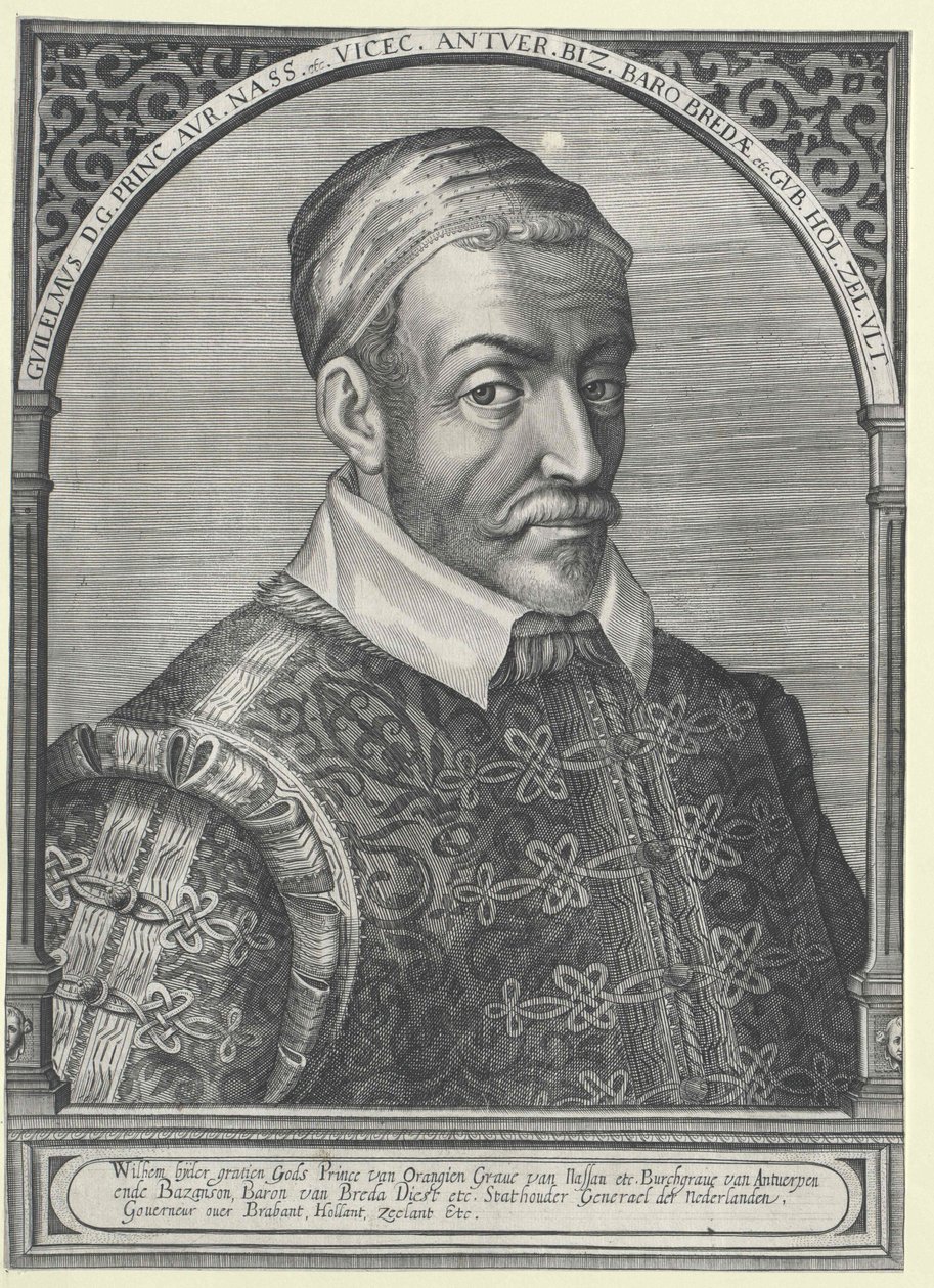 Príncipe de Orange Guillermo I (huella) de Artist Unknown