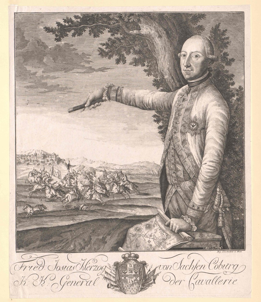 Príncipe de Saxe Coburg-Saalfeld (1737-1815) Federico Josías de Artist Unknown