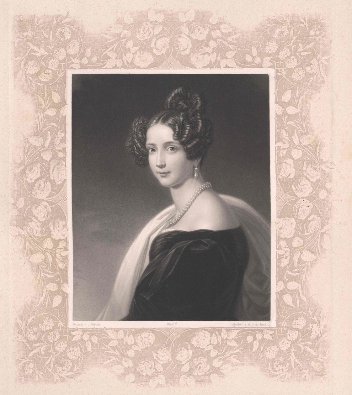 Princesa de Baviera Sofía (imprimir) de Artist Unknown