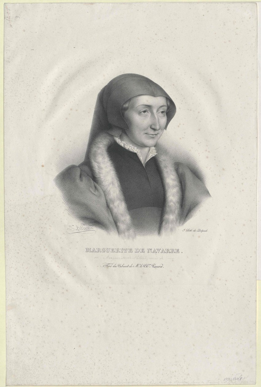 Princesa de Francia Margarita (imprimir) de Artist Unknown