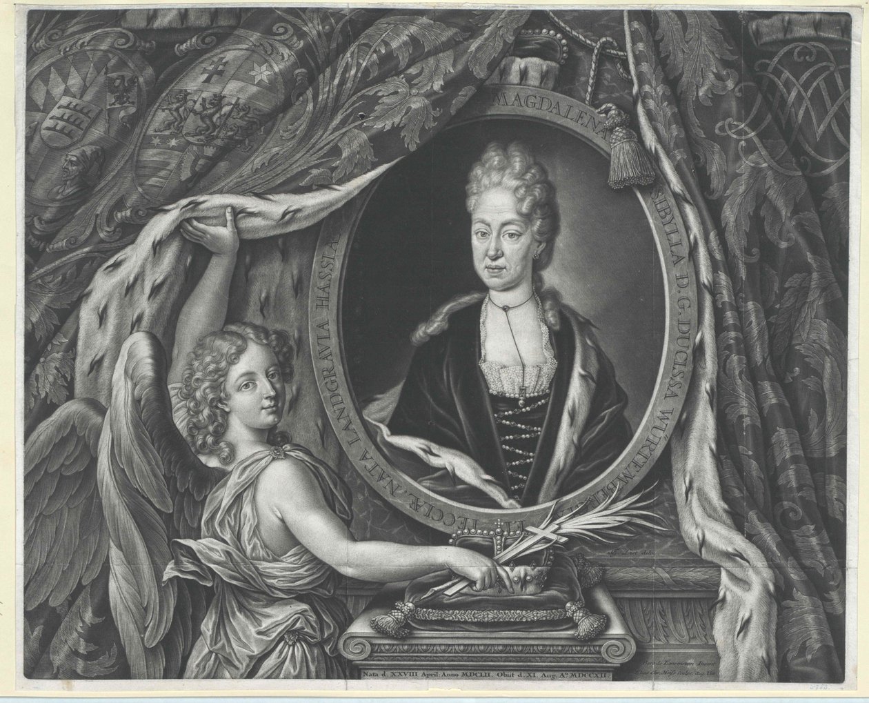 Princesa de Hesse-Darmstadt Magdalena Sibila de Artist Unknown