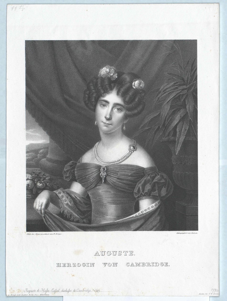 Princesa de Hesse-Kassel Auguste de Artist Unknown