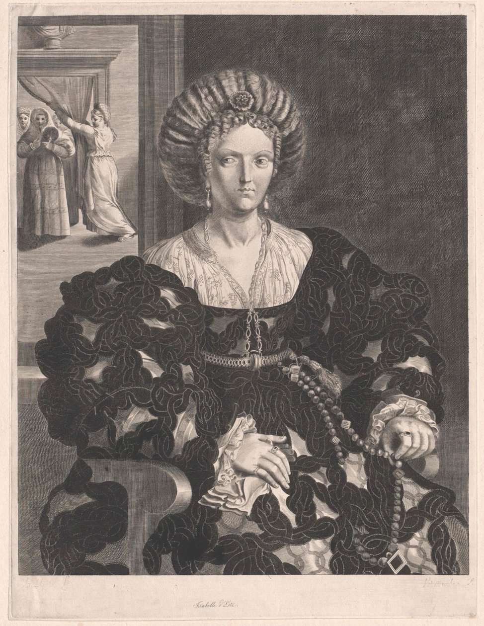 Princesa de Módena Isabel de Este de Artist Unknown