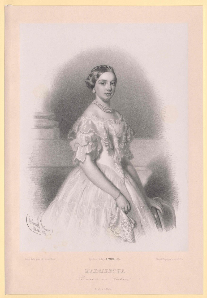 Princesa de Sajonia Margarita de Artist Unknown