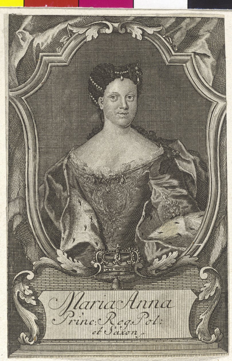 Princesa de Sajonia María Ana de Artist Unknown