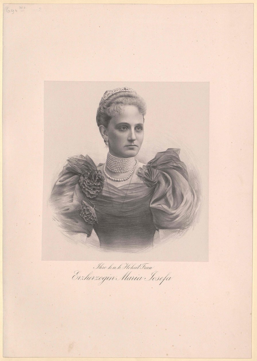 Princesa de Sajonia Maria Josefa de Artist Unknown