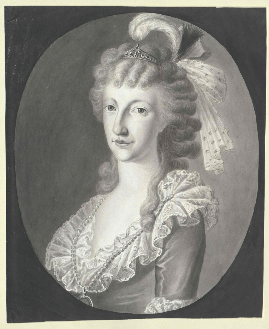 Princesa de las Dos Sicilias María Teresa (impresión) de Artist Unknown