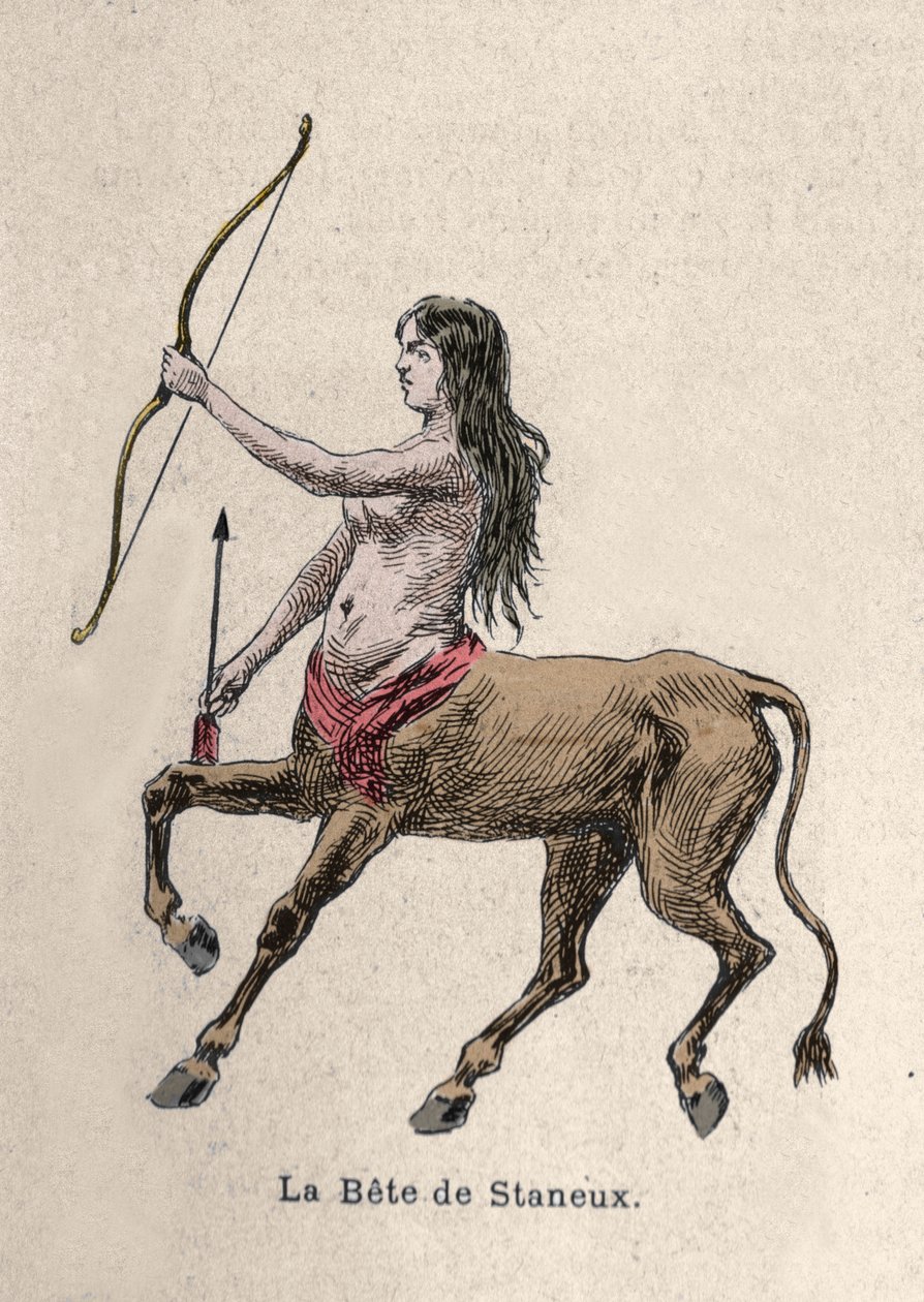 Representación de la Ilustración de la Bete de Staneux de Artist Unknown