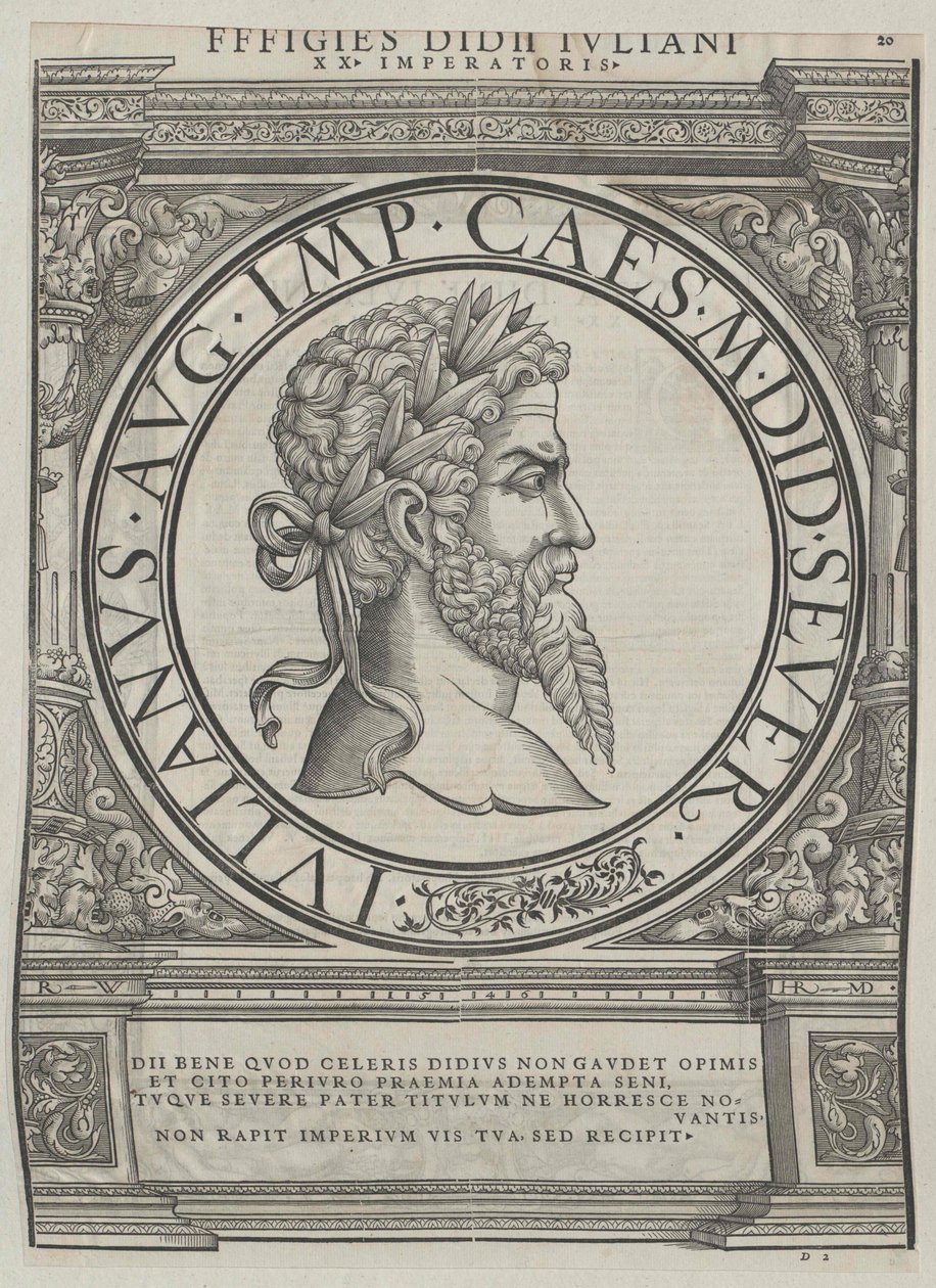 El emperador romano Didio Juliano de Artist Unknown
