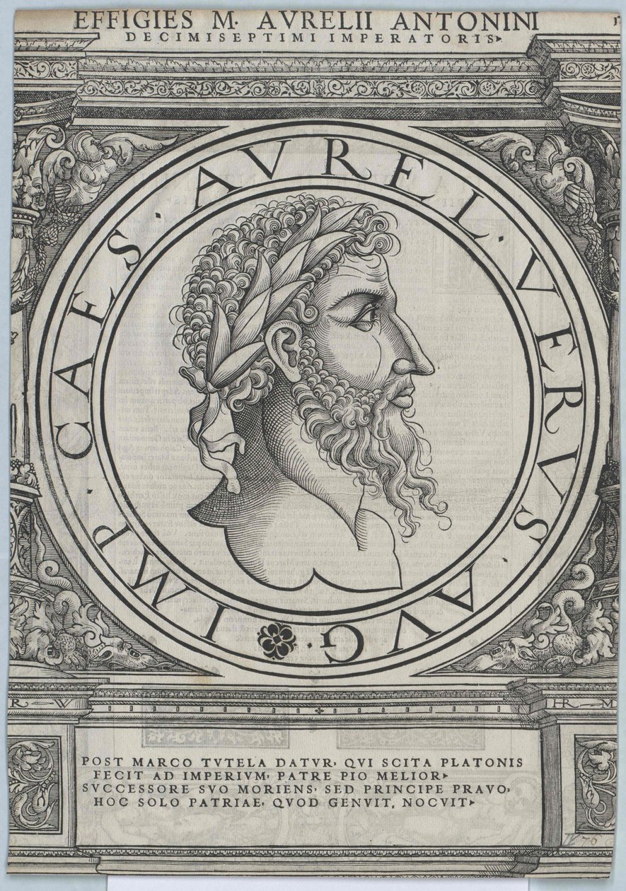 El emperador romano Marco Aurelio de Artist Unknown