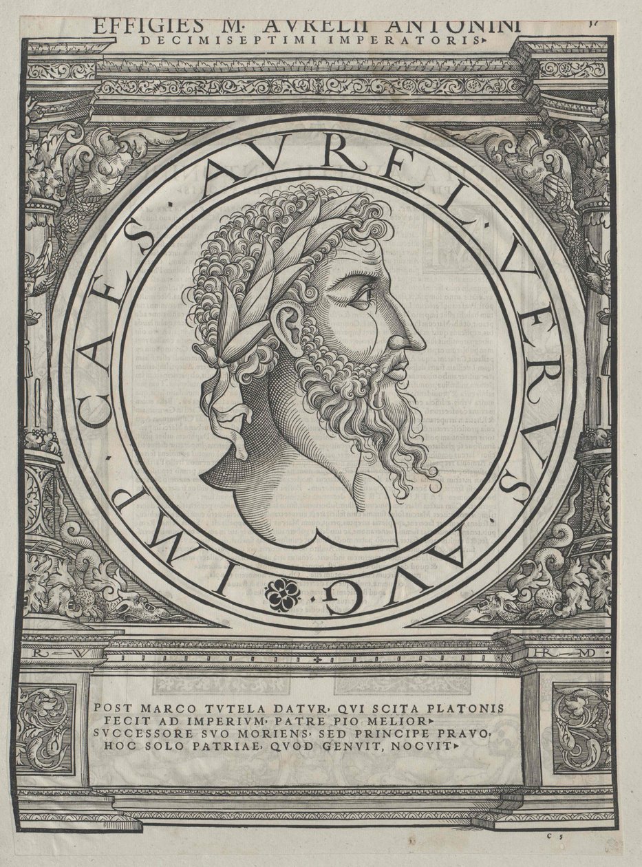 El emperador romano Marco Aurelio de Artist Unknown