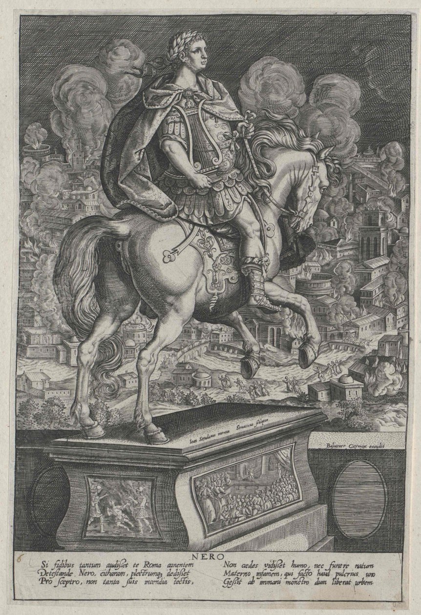 El emperador romano Nerón de Artist Unknown